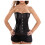 Top corset feminino plus size, corset com amarração e bustiê. 2