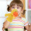 Adorned Duck Shaped Hand Puppet for Kids Soft Toy 1Pcs 8