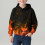 Kids Hoodie Funny 3D Flame Print Long Sleeve Pullover 2