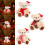 Urso de pelúcia natalino com gorro de Papai Noel 7