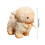Curly Sheep Plush Toy Grey 23 cm 2