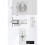 Fickdörrlås Satin Nickel Privacy Square 1-pack 2