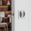 Fickdörrlås Satin Nickel Privacy Square 1-pack 4