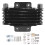 Universal Motorcycle Engine Oil Cooler Radiator Black6Row High Performance Cooling System Optimized Oil Flow And Normal Working Temperature Range 1