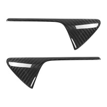 Garniture de protection latérale de voiture avec revêtement en fibre de carbone Real3K, offrant une finition durable avec revêtement UV et une