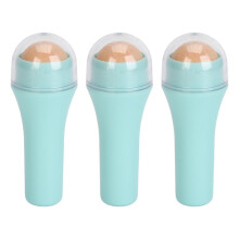 Reusable Oil Control Volcanic Roller Double Heads Facial Massage Tool For Oily Skin Gently Roll Excess Oil Remover With Protective Case Suitable For