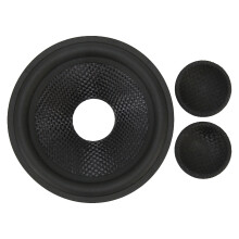 Dual Voice Coil Speaker Cone Paper Drum with Rubber Surround High-Grade Moisture Absorbing Material for Durable Speaker Repair Solutions