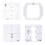righelli per quilting Freemotion in acrilico trasparente, modelli per quilting, righelli per quilter, righelli per patchwork e quilting per macchine 6