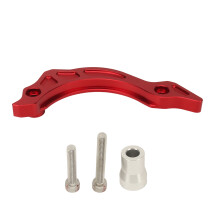 Hoogwaardige aluminiumlegering kettingbeschermer, motorcarterbescherming, corrosiebestendig, voorste tandwielbescherming, impactkracht