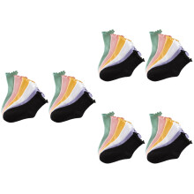 18Paires Enfants Coton Colorées Pour Domicile