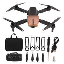 Smart Drone With4K Dual Camera WiFi FPV Transmission Foldable Frame Track Setting Obstacle Avoidance Air Pressure Altitude Hold LED Lights Brushless
