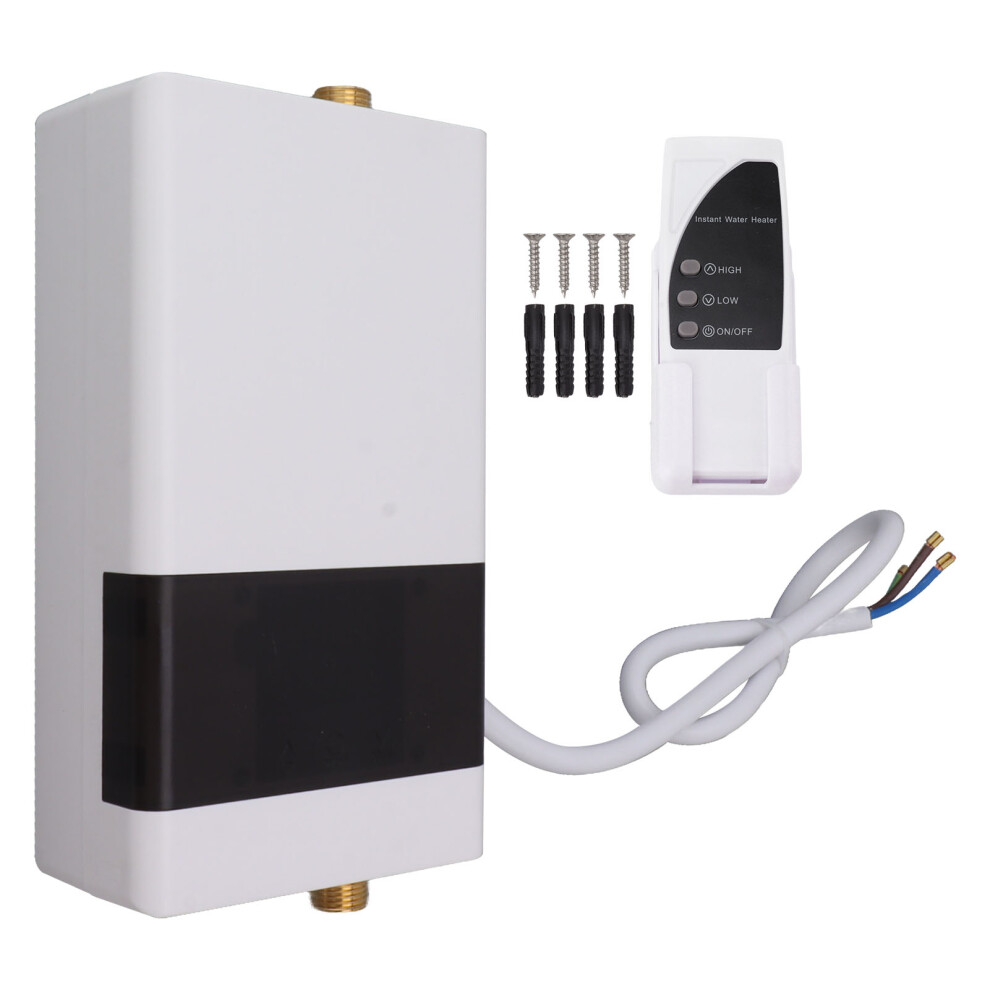 Under Sink Water Heater Tankless Electric Quick Heating Instant Hot Water Heater With Touch Panel Mini Water Heater On Demand Adjustable Temperature 9071309215731