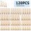 120 stuks gouden eendenbek haarclips – 4 maten 3