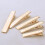 120 stuks gouden eendenbek haarclips – 4 maten 5