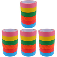 24Rolls Multi-Color Decorative Paper Tapes for DIY Journaling & Crafts