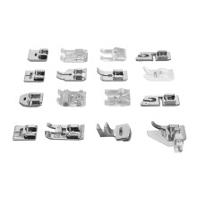 Universal Stainless Steel Presser Foot Set, Narrow Hemming Feet With Rust Resistant Coating And Easy To Use Mechanism, Multifunctional Snap On Sewing