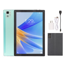 Ecran IPS HD, baterie de mare capacitate, control parental, tabletă Android, 2 în 1, tastatură Bluetooth, procesor Octa Core, WiFi 6, verde