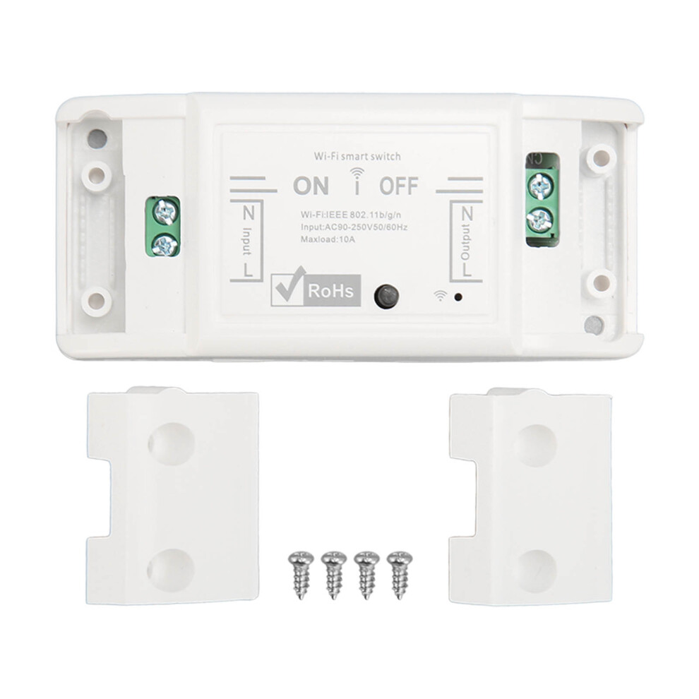 Smart Wifi Switch Module With Voice Control Wireless Remote Operation Works With Smart Life App Supports Multi User Shared Access Timer And Countdown 9489952678184