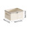Clothing Storage Box Double Zipper Clear Window Thick Fabric 3