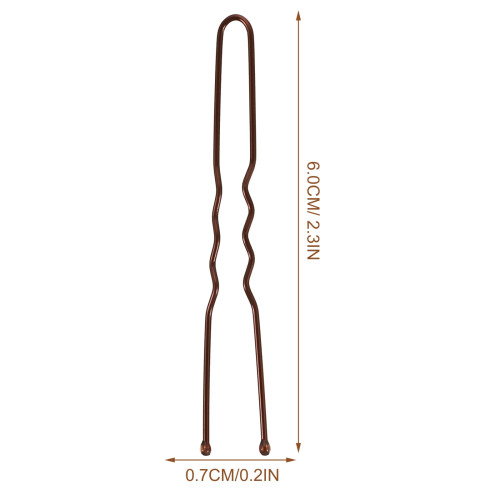 Forcine per capelli in metallo a forma di U, 356 pezzi 1