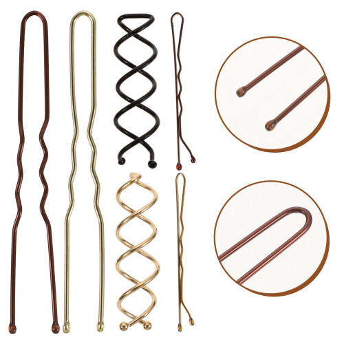 Forcine per capelli in metallo a forma di U, 356 pezzi 2