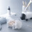 Stylish White Clear Storage Case with Lid Premium Plastic for Home Use 3