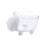 Stylish White Clear Storage Case with Lid Premium Plastic for Home Use 6
