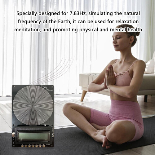 Antiinterference Frequency Adjustable Waves Generator 7.83Hz with High Accuracy Chip and Crystal Oscillator 1