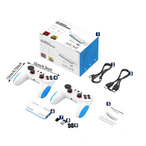Player Link Wireless TV Game Console System With Interactive Controllers For Family Entertainment 1