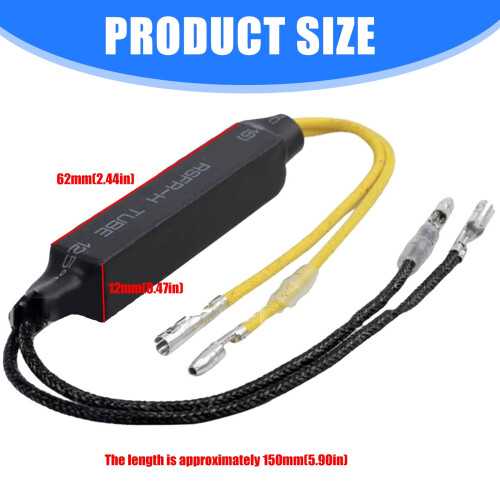 Motorcycle Turn Signals Decoding Resistors Solve LED Compatibility Issues Fix Rapid Flashing Warning Lights Easy Mounting 2
