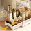 Pull Out Under Sink Shelf, Kitchen Storage Rack, Multi-Functional Bathroom Organizer, Layered Spice Cabinet 5