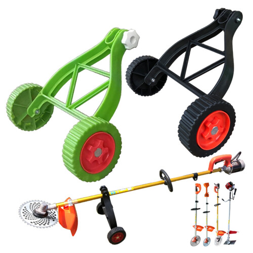 Support Wheels Auxiliary Wheels Attachment for Cutting Machine Enjoy Smooth and Landscaping Experience 1