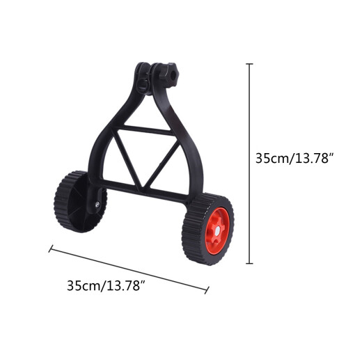 Support Wheels Auxiliary Wheels Attachment for Cutting Machine Enjoy Smooth and Landscaping Experience 2
