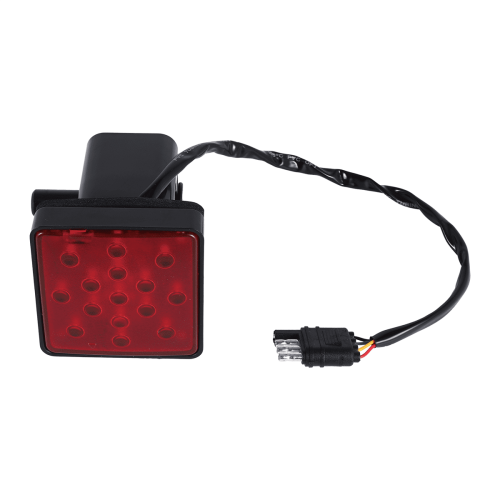 Capa de engate de reboque com LED vermelho, luz de freio de 2 polegadas e 15 luzes. 1