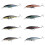 Δολώματα ψαρέματος 11cm Crankbait με πολύχρωμη εκτύπωση, βυθιζόμενα δολώματα ψαρέματος 5