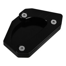 Motorfiets Zijstandaard Cnc Aluminium Zwart Duurzaam