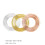 Aluminum Wire Bendable Flat 3 pcs Assorted Colors 5