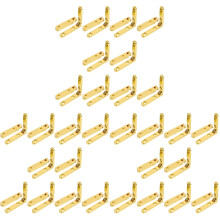 60Pièces Charnières Robustes Dorées Pour Boîtes Cadeaux