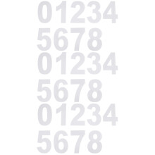 27Pcs White DIY Cake Molds Number Stencils Baking Supplies Easy Clean