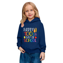 100 Days of School Hoodie Kids Long Sleeve