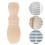 24Pcs Wooden Blind Cord Pull Knobs Khaki Vase Design Easy Install 8