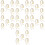 35Pcs Yellow Car Hanging Essential Oil Bottle Perfume Diffuser Pendant 1
