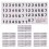 8Sheets DIY Removable PVC Piano Stickers Multi-Instrument Note Guide 1
