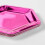 10ct Hot Pink Metallic Hex Shaped Snack Plates - Spritz 3