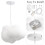 LED pendant lamp elegant ceiling light 1 pack 8