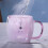 Copo de vidro Bear Cup com tampa e canudo de 240ml 6