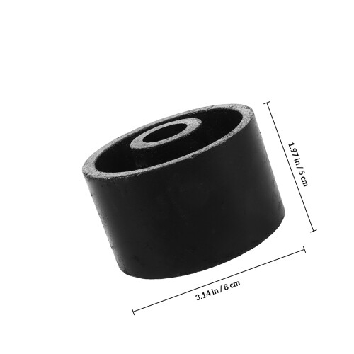 Roue Avant Noire Métal Cric Double Levage Compact Facile 1