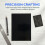 4Pièces Aluminium Noires Pour DIY Gravure Détaillée 7