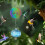 Hummingbird Feeder Wind Chime with Sunlight Refractor 4