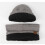 AWZXDE Winter Hat, Scarf & Gloves Set – Solid Grey, Lined, Touchscreen-Compatible, Thick Knit, Warm & Comfortable 5